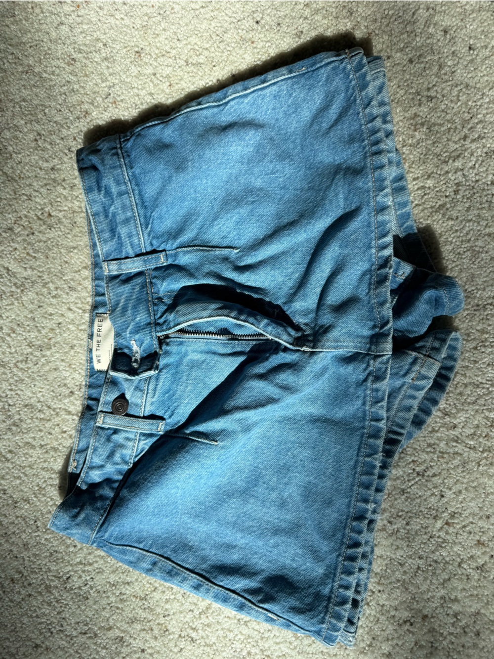 We The Free Light Blue skort